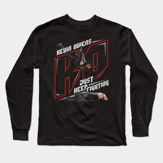 Kevin Owens Just Keep Fighting Long Sleeve T-Shirt by MunMun_Design